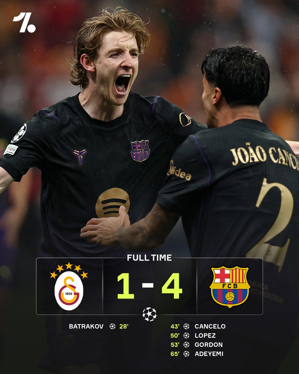OneFootball's tweet photo. Barcelona put on a show, coming from a goal down to score FOUR in a stunning comeback 🔥😎 https://t.co/oeedXMMhJP