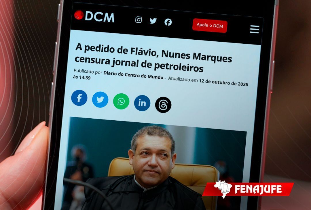 Fenajufe's tweet photo. TSE censura jornal do sindicato dos petroleiros https://t.co/5WuuKB4SyR https://t.co/kZTlM4u4vY