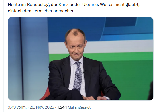 Russenbot321's tweet photo. @thomas_nonn Keine Angst, das macht der Club Der Ukraine von ganz alleine. Wann kandidiert Merz endlich für sein Land und nimmt nicht die Bundesländer dafür in Beugehaft? https://t.co/OfSLHGrhQQ
