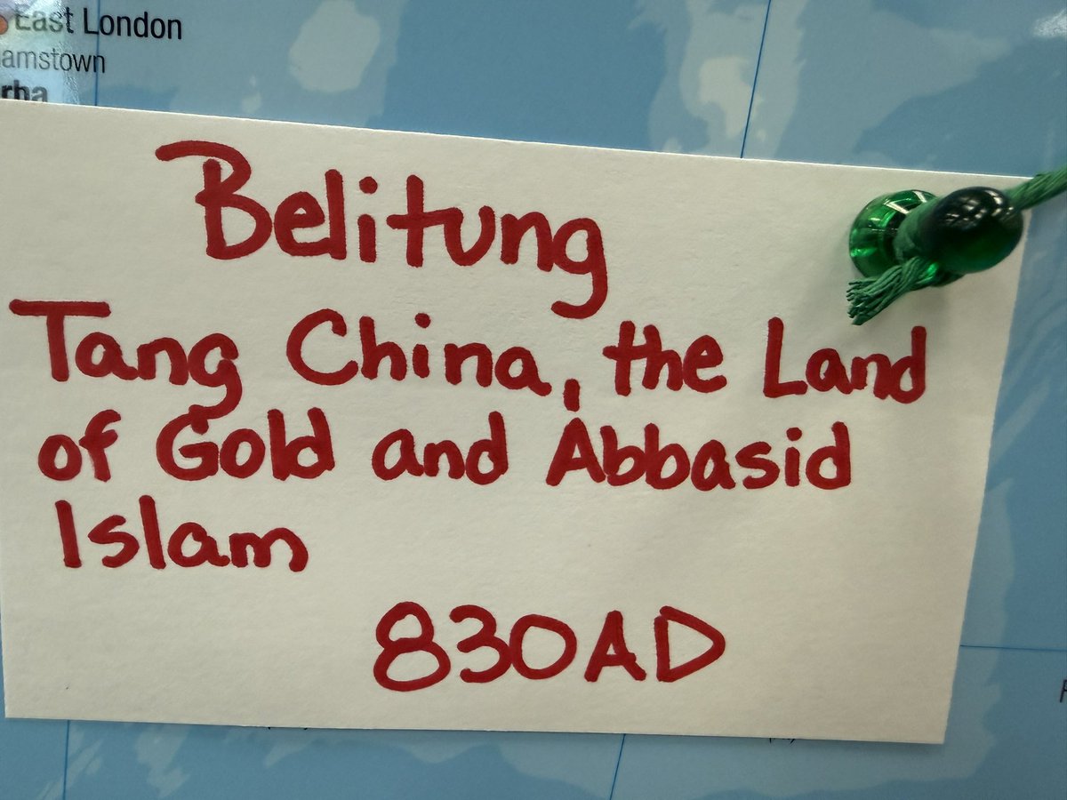 ToddLaVogue's tweet photo. TCSMS PBL: Today we went to Indonesia 🇮🇩 to get a better look at The Belitung shipwreck https://t.co/68oNl83jQV