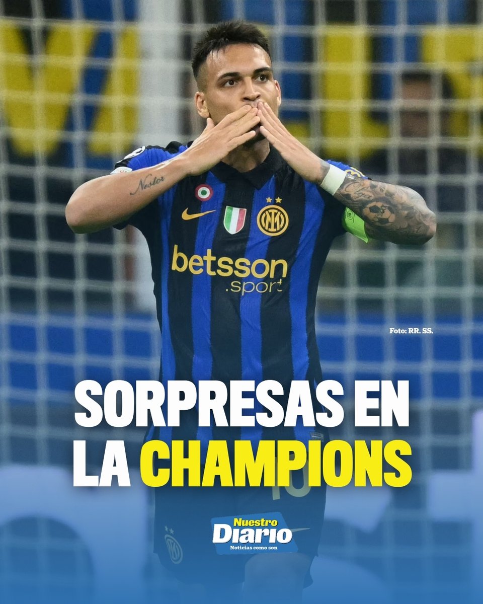 JORNADA DE MUCHOS GOLES 🔥⚽️🏆 Estos fueron los resultados de este martes en la fecha 2 de la fase de liga de la Champions League. 👀 ¿Cómo le fue a tu equip…