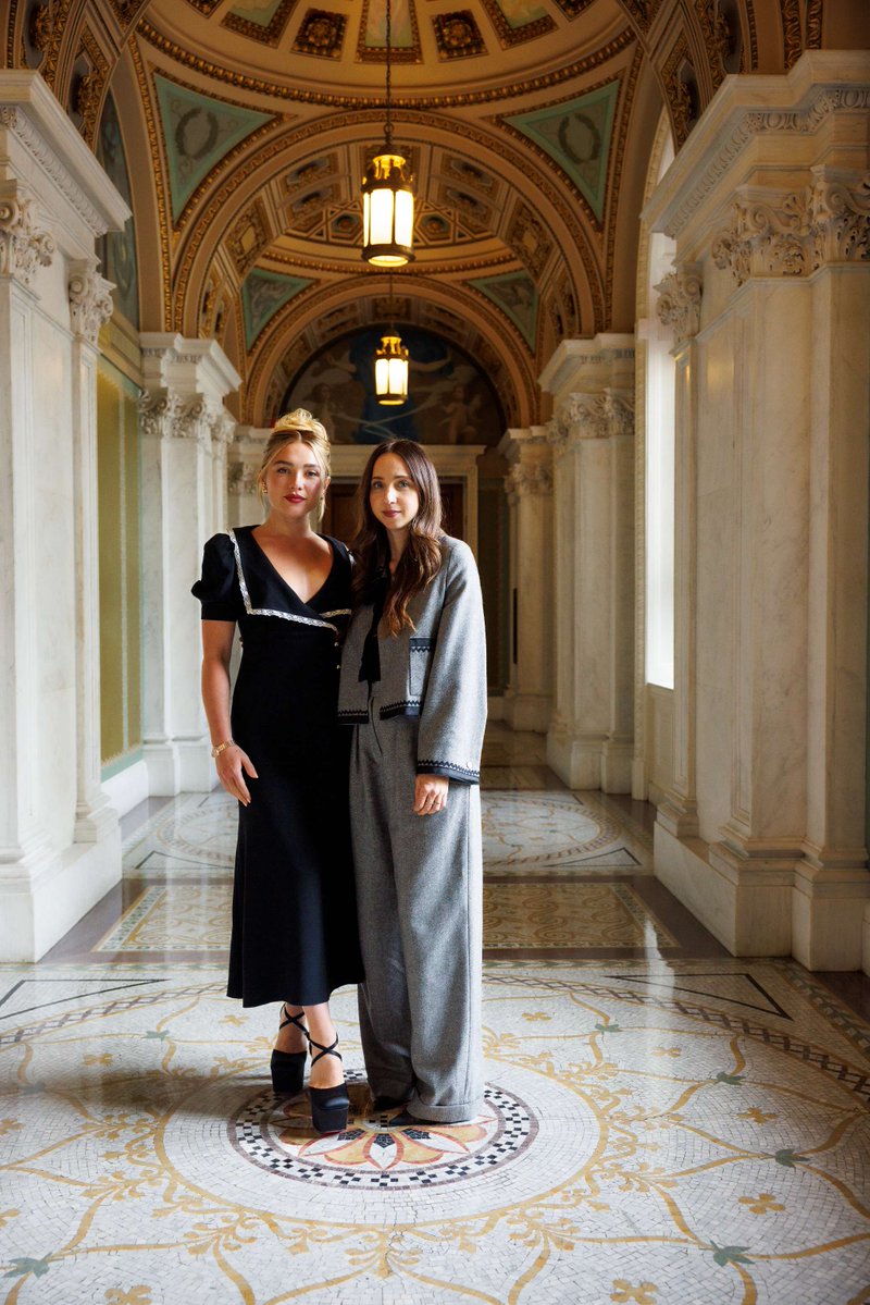 librarycongress's tweet photo. Florence Pugh and Zoe Kazan, the star and screenwriter (respectively) of Netflix’s “East of Eden,” a fresh take on John Steinbeck’s classic 1952 California novel, recently came to the Library to get a look at some original Steinbeck material.
Read more. ⬇️
https://t.co/k6WLtbyK4J https://t.co/g2FbRIfnUL