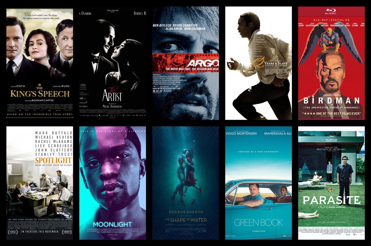 filmstofilms_'s tweet photo. Best Picture winners of the 2010s – which was truly the least deserving? https://t.co/NDWUHz2xgv