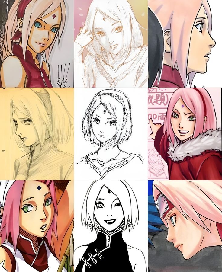 Sakashi4life's tweet photo. I really love how kishimoto draws adult Sakura https://t.co/vIgfyjUXVz