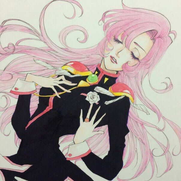 sugarziz's tweet photo. This art of Utena reminds me so much of Belladonna of Sadness, I wonder who the  artist is of this piece? https://t.co/C05rCiHXeR