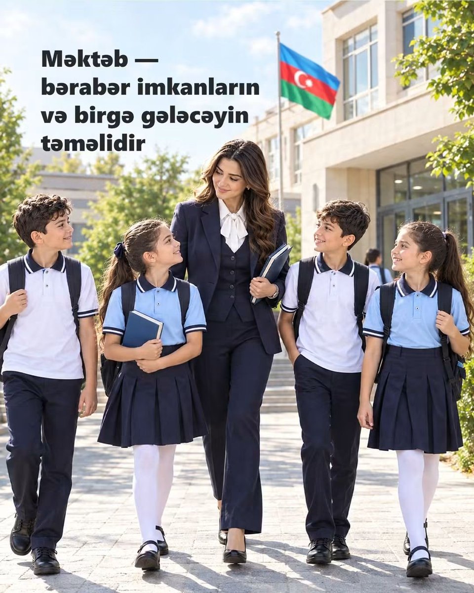 NasirovaSaidaa's tweet photo. Məktəb - bərabər imkanların və birgə gələcəyin təməlidir. https://t.co/o4kRU3Hwvq