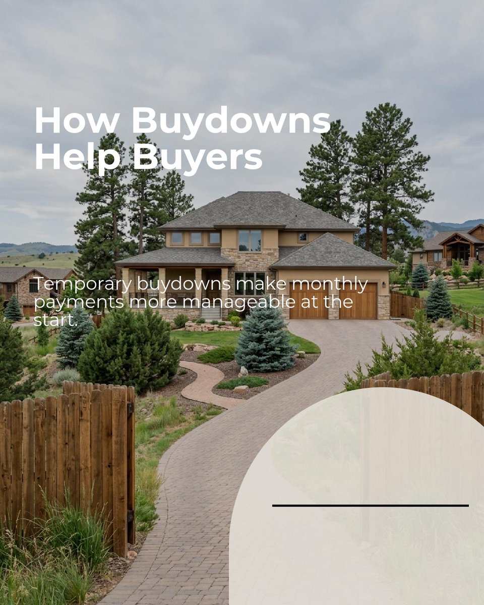 UliPryse's tweet photo. Sellers are stepping up with creative options like temporary buydowns to help buyers get more manageable payments. 💡 Would you consider negotiating for one in your next Colorado Springs move? https://t.co/kKmi6i7U5V
