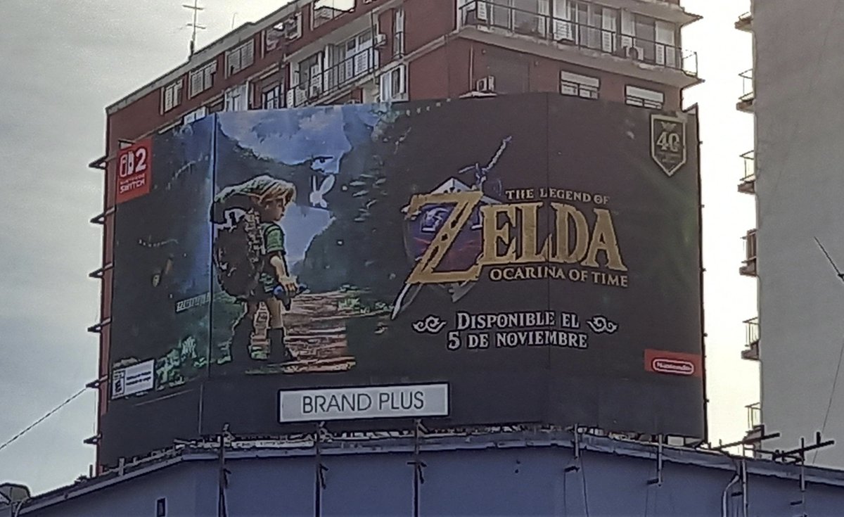 _VidasInfinitas's tweet photo. Argentina | Nintendo

🎮The Legend of Zelda: Ocarina of Time
🗓️Lanzamiento: 5 de noviembre
📍Publicidad en Cabildo y Juramento, CABA
📸Reddit https://t.co/Pu9nvjMqgs