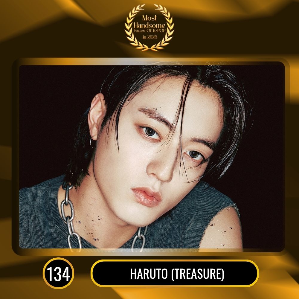 TOP100KPOP's tweet photo. TOP 150 – Most Handsome Faces Of K-POP in 2026

#134 HARUTO (TREASURE)

Congratulations! 🎉 https://t.co/VDJeerFhs2