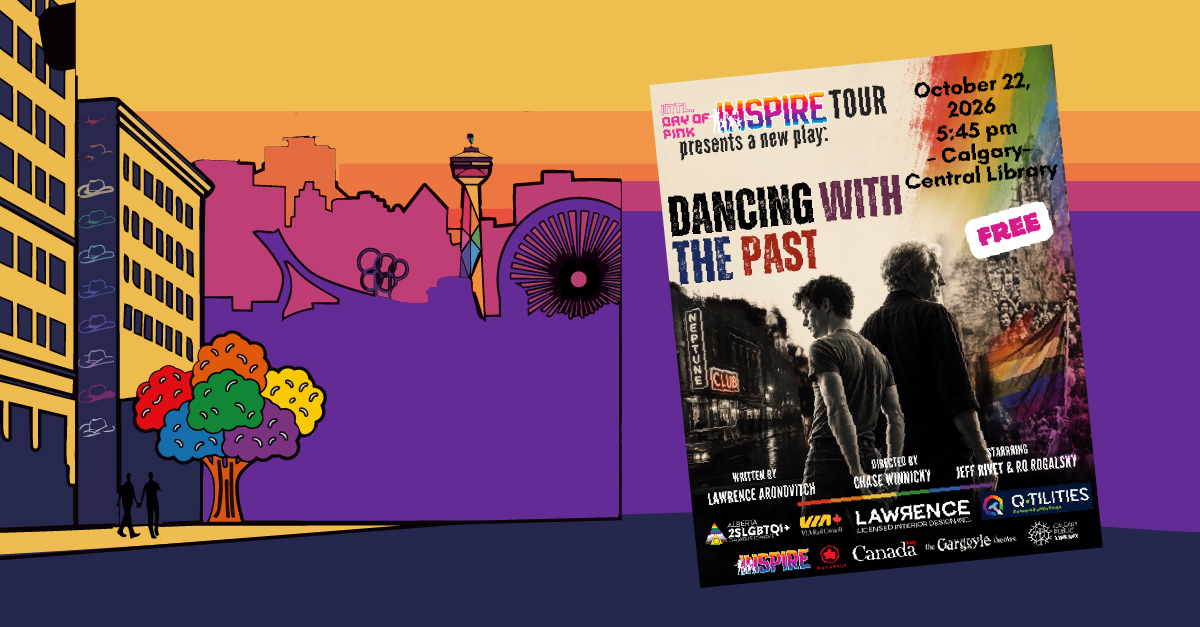 calgarylibrary's tweet photo. The Day of Pink INSPIRE Tour brings free 2SLGBTQIA+ history education directly into your community! The tour stops at Central Library on October 22 at 6:00 pm to honour the legacy of two pivotal anniversaries in Canadian history: the 50th Anniversary of the Montreal Olympic Raids, and the 55th Anniversary of the 'We Demand' Protest. Register today: https://t.co/I8iqeprJJW

In partnership with International Day of Pink and the Alberta 2SLGBTQI+ Chamber of Commerce.

#CalgaryLibrary