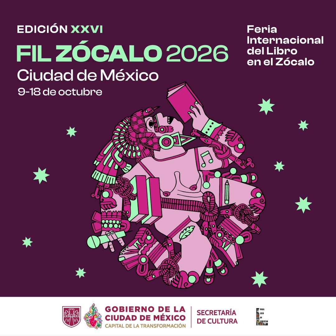 _indiscapacidad's tweet photo. La Secretaría de Cultura de la Ciudad de México, en coordinación con la Brigada para Leer en Libertad A.C., te invita a la XXVI Feria Internacional del Libro en el Zócalo (FIL Zócalo 2026). 

En esta edición habrá:
Más de 300 editoriales comerciales e independientes con miles de títulos a precios accesibles.
Más de 200 actividades gratuitas: presentaciones editoriales, conferencias, debates, talleres infantiles y juveniles.
Música en vivo, conciertos y puestas en escena en foros abiertos.
Distribución gratuita de títulos conmemorativos para las personas asistentes.

Datos del evento:
Fechas: Del viernes 9 al domingo 18 de octubre de 2026
Sede: Plancha del Zócalo capitalino (Plaza de la Constitución s/n, Centro Histórico, Cuauhtémoc, CDMX)
Entrada libre (Todas las actividades son gratuitas y para todo público)
Consulta la programación completa de actividades y foros en: https://t.co/bxOjVgQq9J 

#CapitaldelaTransformación #AccesibleyEquitativa #Inclusión