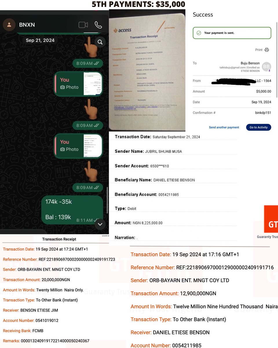 sophiaadelomo's tweet photo. Leaked Documents: 

After saying he didn’t receive “shi shi”

Payment Evidence Showing BNXN Received His Admin Publishing Share in Full. https://t.co/mcAtqb1uq2