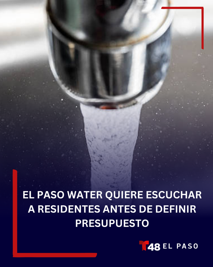 TelemundoEP's tweet photo. 💧💰 EPWater realizará reuniones comunitarias para escuchar a los residentes antes de definir su presupuesto.
Más aquí: https://t.co/aQTo9YI8Mm
#Telemundo48EP #ElPaso #EPWater https://t.co/Pbs3q1FyCS