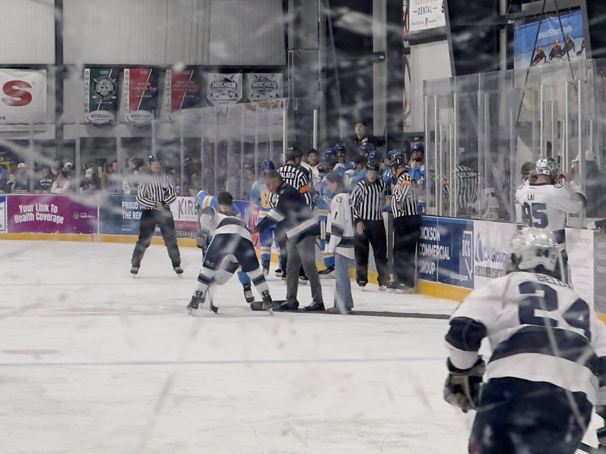 NevadaMadness's tweet photo. Fun season opener for Nevada Hockey last Friday night! Sold out crowd with President Sandoval and the Nevada mascots and cheer team in attendance. I strongly recommend everyone to get out to Reno Ice for a game this year! #BattleBorn https://t.co/2y5hjJd6mF