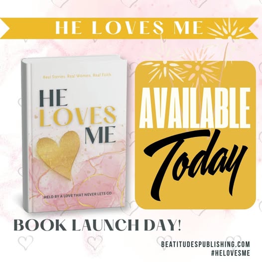 PennedbyAlex's tweet photo. "He Loves Me" (book) is officially available on Amazon!
I’m so honored to be part of the launch team for these stories of God’s never-ending love. Grab your copy and share it with someone who needs to know how deeply they are loved. #HeLovesMe https://t.co/IqmpzG2N5k