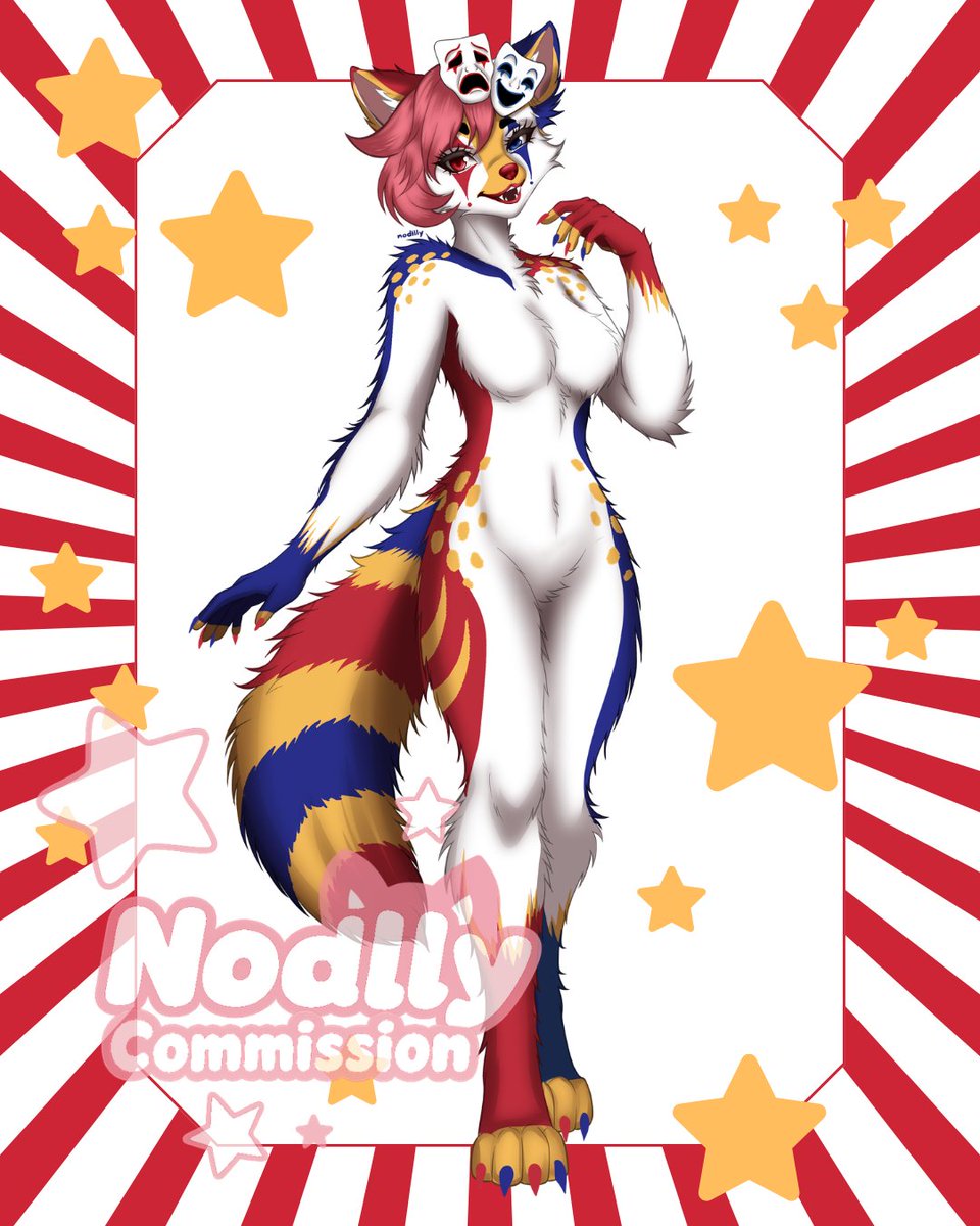 Nodllly's tweet photo. commission belissima que fiz de criação de personagem 🤡
#commission #furry #furryart #commissionfurry https://t.co/CePYU1diVC