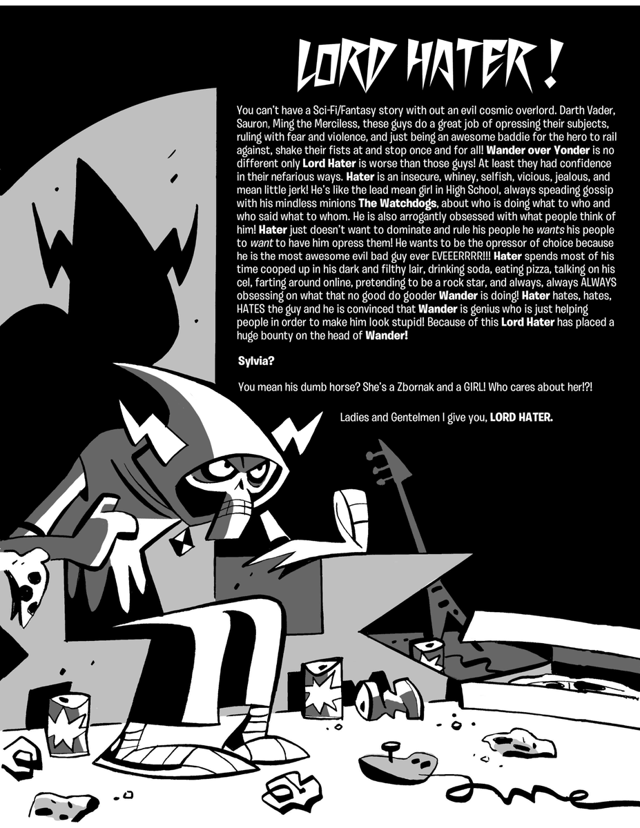 comonasthenopia's tweet photo. from the wander over yonder pitch bible https://t.co/KQzHeCkLVR
