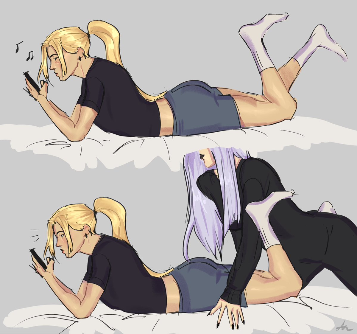 chiiizjik's tweet photo. like a big pet cat 
#akalynn #kda #evekali https://t.co/d29wN5ZvZ5
