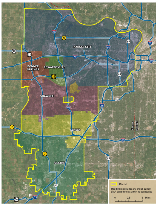 EricGravesKMBC's tweet photo. BREAKING: The Chiefs STAR Bond district has been published. Incremental sales tax revenues from Kansas City, Bonner Springs, Edwardsville, Shawnee, Lenexa and Olathe will be collected to pay off the Chiefs new stadium and practice facility. @kmbc https://t.co/0EVaynTKjO