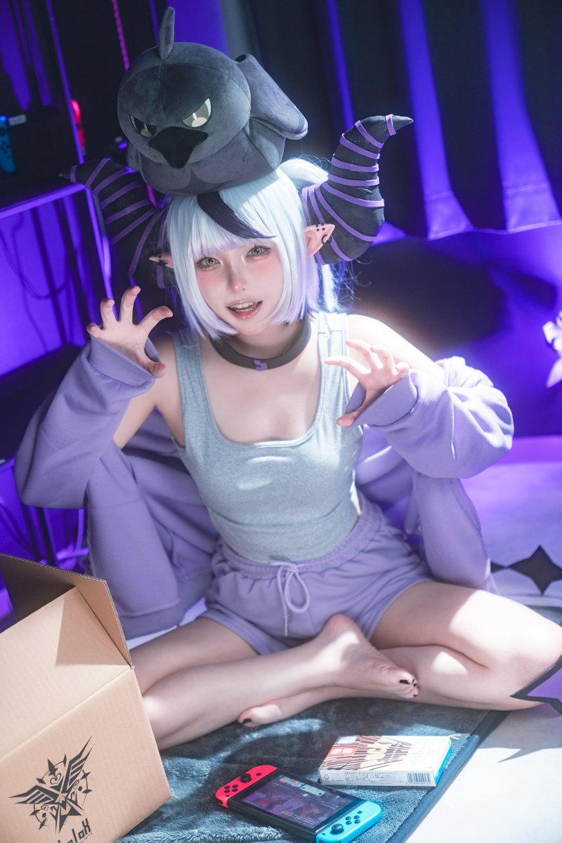 marukichi_56's tweet photo. コスプレ//Cosplay✧*｡
hololive/ラプラス・ダークネス🛸💜

RelaxTime（部屋着）ver. https://t.co/256PgIPsJ5