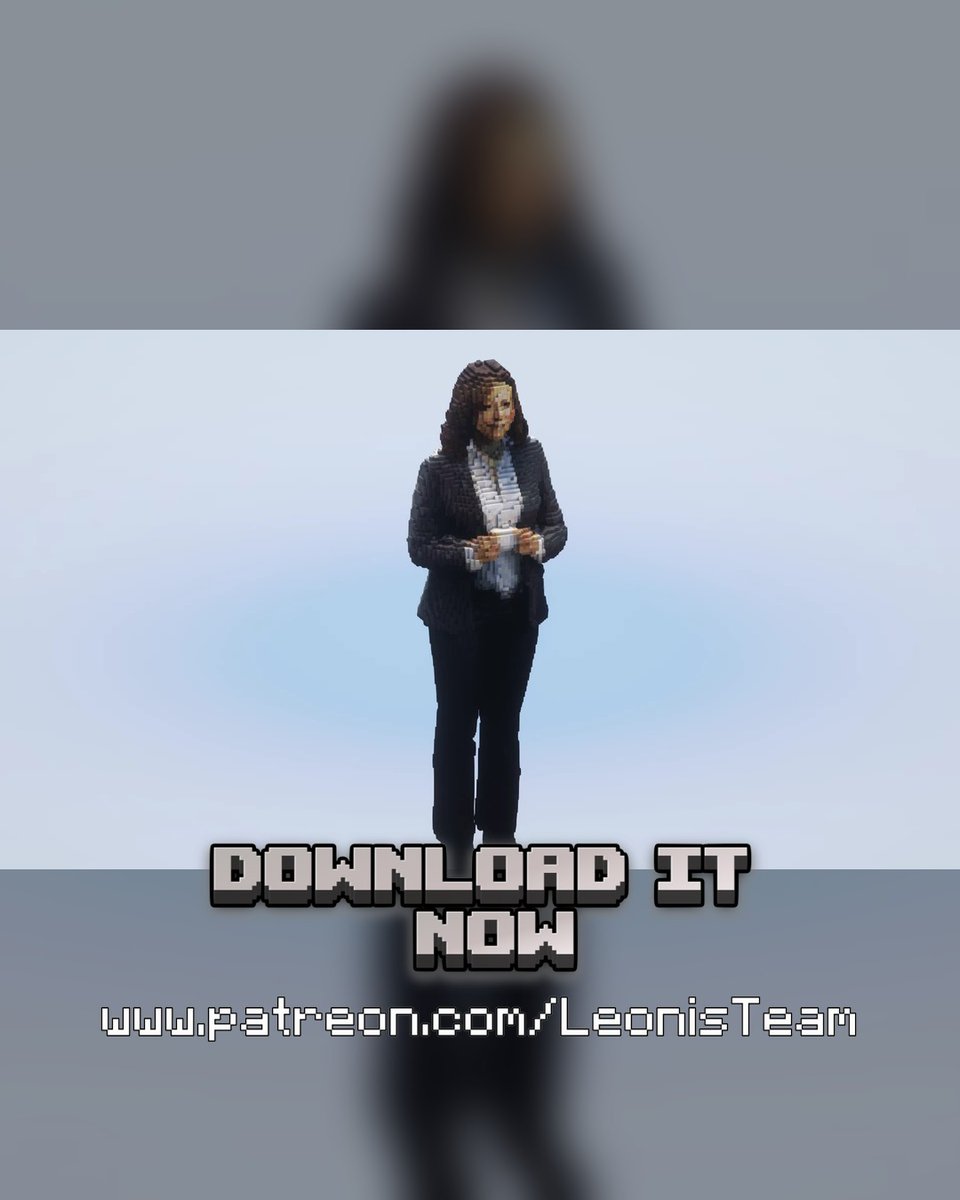 LeonisTeam's tweet photo. Kamala Harris

🏆 World Record: 3,500+ unique builds, 1 subscription. The biggest Minecraft build collection ever created.
👉 https://t.co/Nog9X0mC79

✨ Creativity Without Limits, Your Vision, Our Passion. Join LeonisTeam. https://t.co/7uUPdYUc9A