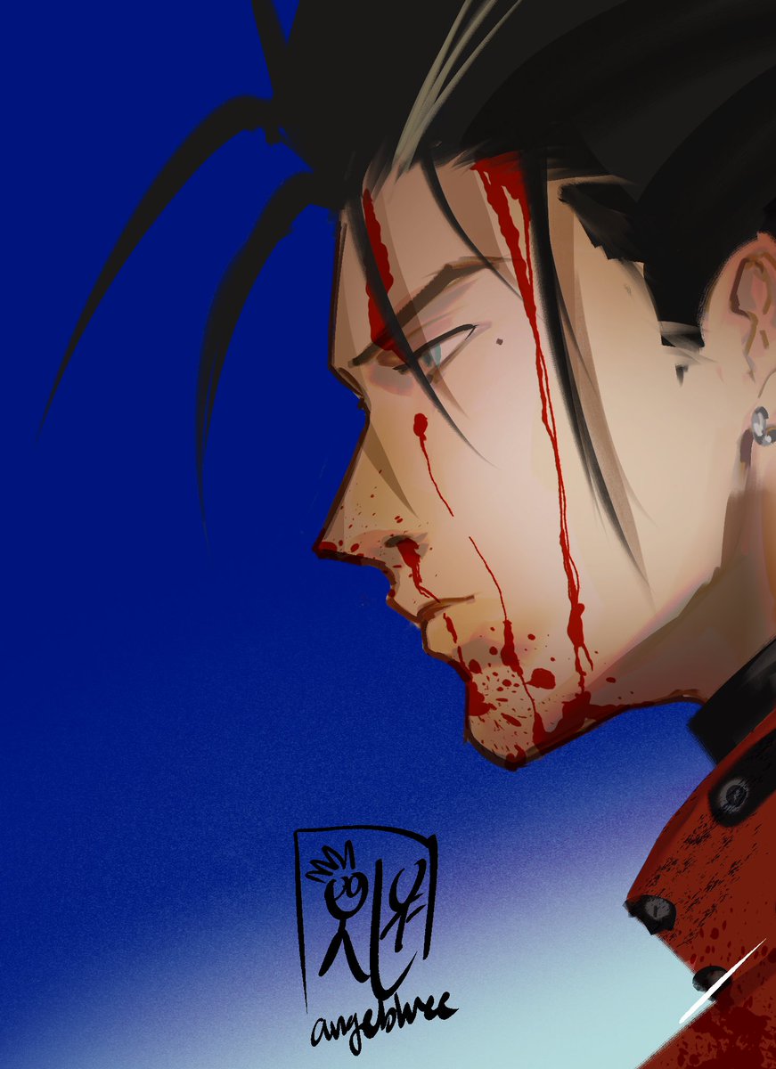 angebluee's tweet photo. I hope the split thing worked 😭 #trigun #vash https://t.co/MXavZTNs4v