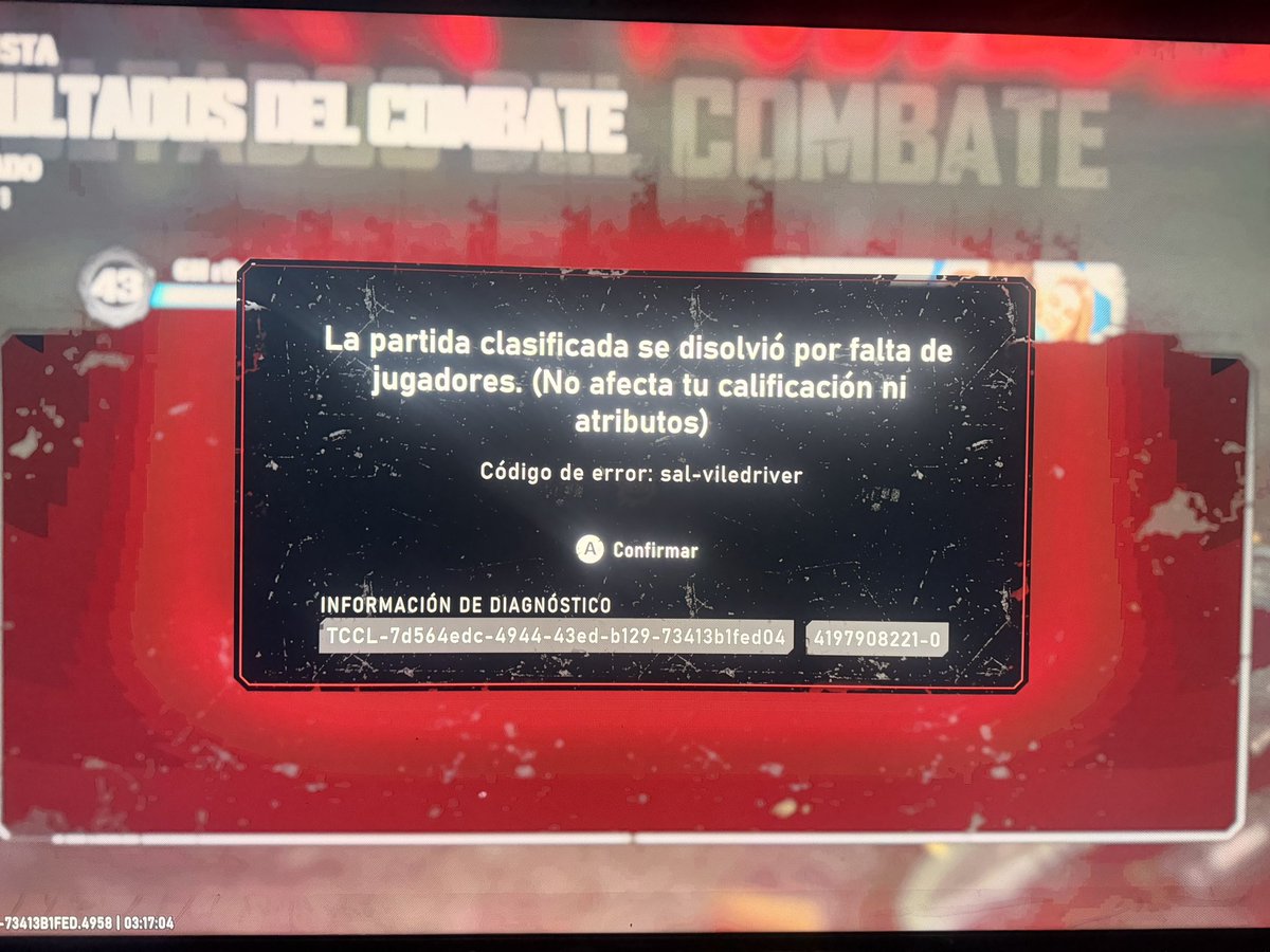 Rock_PuazS's tweet photo. @GearsLATAM @GearsofWar  en vez de andar liberando modos de juego empiecen por parchar el pinche juego !! https://t.co/vgYIoqZYmJ
