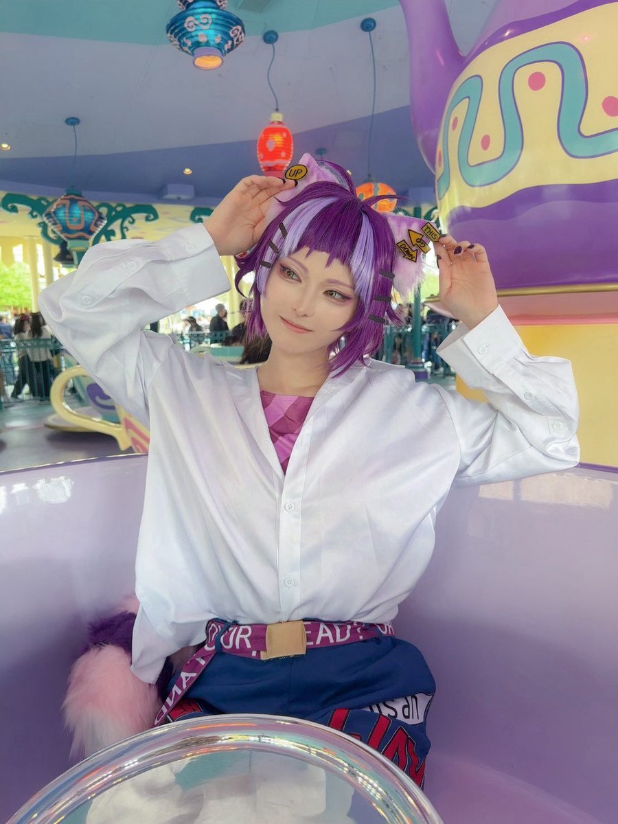 chino_film_'s tweet photo. 先月のインパ！
ガラ🍩に遊んでもらいました✌🏻
後半戦も楽しみ〜

#Dハロ仮装2026  #Dハロツイステ https://t.co/K7MfZQ9w4F