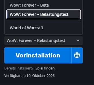 ChromieDe's tweet photo. Scheint, dass Blizzard den Stresstest für Montag, den 19. Oktober, vorbereitet, wo jeder, auch ohne Vorbesteller, in die Forever-Beta kann.

Wichtig: Es ist der Live-Server, wie es scheint. Das heißt, die Vorinstallation hilft auch für den Launch, da Beta nicht zählt.
#forever https://t.co/OxKQJ4ZN6y