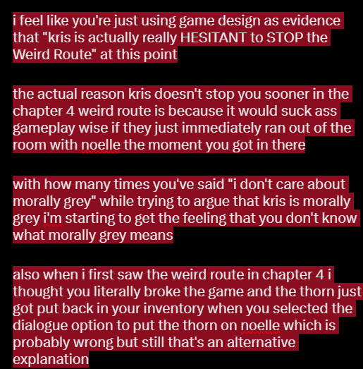 TheLitSofah's tweet photo. @1_Difference_1 @Rodrius_ "reading comprehension my beloved" man fuck off i read over literally all of your long ass comments without skimming anything which you probably aren't even bothering to do https://t.co/KDsu9V2Ida