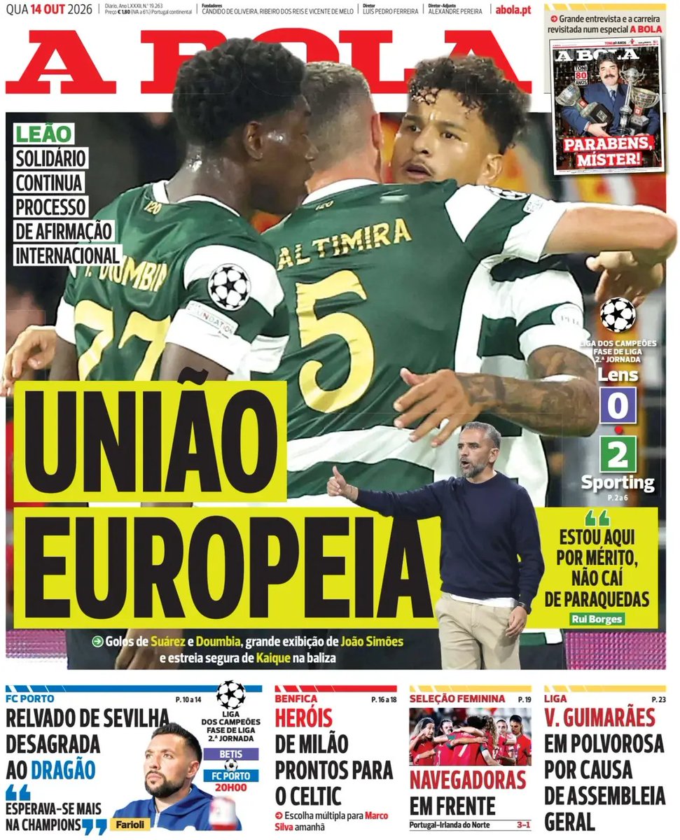 vittart75's tweet photo. ⚽️ #ChampionsLeague Les Sang et Or de Lens refroidis par le Sporting Portugal #RCLSCP https://t.co/9CjY75lqMg