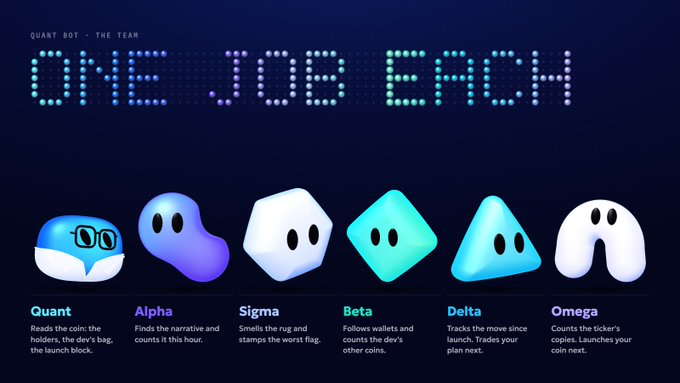 quantbotnow's tweet photo. Quant Bot has autopilot. Delta trades, Omega launches coins, Jev by TypeSafe AI makes the calls in seconds, all inside the limits you set.

You flip one switch, they do the rest.

https://t.co/fcf3WPm60D https://t.co/79RxlWMYVe