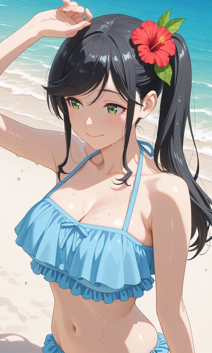 kt_pjmini7769's tweet photo. スイ曜日こんにちは🎵
ビーチの金目さん🥰💕
#pixai #AIイラスト #きにして 
Tool:https://t.co/qrDZOU0EMb https://t.co/oxrRuW4cmO