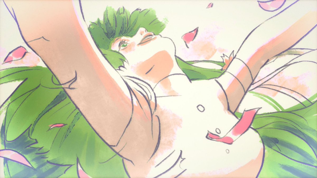 YOASOBI_staff's tweet photo. ───────────
今夜20:00「咲き誇れ」Music Video公開🌸
▶︎ https://t.co/f0bY9hTbID
───────────
総監督を務めるのは、「夜に駆ける」「ツバメ」のMVをはじめ、数々のYOASOBIのクリエイティブを支えてくれている藍にいなさん(@ainina_0211 )。 そして共同監督は、人気アニメシリーズの演出家である刈谷暢秀さん(@kari_puso)にご担当いただきました。

出会いや別れ、人生のあらゆる喜びも悲しみも全力で受け止め、真っ直ぐに生きた宇野千代さん。 そして、原作小説「桜（はな）の命は不滅なり」の中で描かれる、彼女の人生に心を動かされる主人公。
それぞれの姿を美しく、力強く描き上げた、全編アニメーション映像に仕上がっています。
 想いを込めて作り上げた渾身の映像を、どうぞ楽しみにお待ちください。

#YOASOBI_咲き誇れ
#ブラッサム