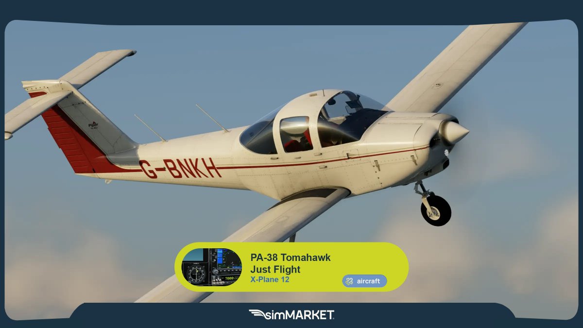 simflight's tweet photo. 🛩️ Just Flight - PA-38 Tomahawk XP12

A refreshed two-seat trainer with 8K textures, refined flight dynamics, 14 liveries, custom paint schemes, IFR-capable avionics and a ThrandaPad EFB featuring interactive checklists and simulated engine faults.

🔗 https://t.co/ueXPxb14ax https://t.co/2KAhn4o3D2