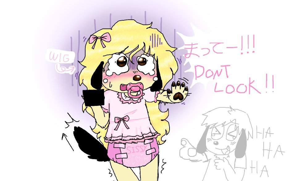 ladydog67's tweet photo. i posted this on my alters account but i'll post it here too for fun. sissy diaper baby parappa https://t.co/ILCv1Uv5B7