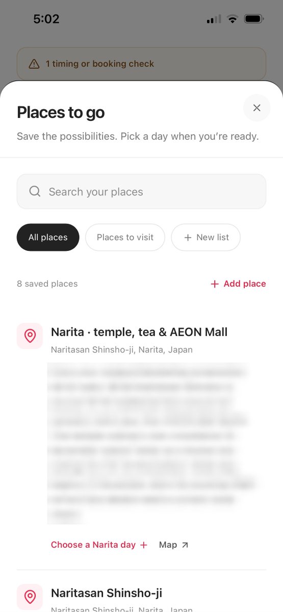 himanshu_v92's tweet photo. I built a Japan trip app with OpenAI Dots. Showed my wife. She said "I already use Wanderlog, what's the point?"

Fair. Deflating, but fair.

So I asked Dots to add Wanderlog's features. It did most of them in minutes.

What it couldn't do: the data. Places, reviews, train lines, flight delays, map routes. That's all paid APIs. I got maybe 70% of the way there.

My take: soon nobody will say "build me an app". You'll say "I need X" and your agent will decide an app is the best way to do it, spin one up and let you share it.

Same as video editing. You used to hire an editor, now you do it on your phone. Experts aren't going anywhere, but a lot more people will just build their own.

Micro SaaS is in trouble. The moat is the data and the distribution, not the app.