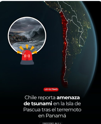 Iherreraa's tweet photo. Desde que Bachelet anunció su posible postulación a la presidencia, Chile ha enfrentado tormentas, aluviones, posibles tsunamis, tornados, etc.  Alguien no quiere decir algo. https://t.co/MvKlSG4wZo