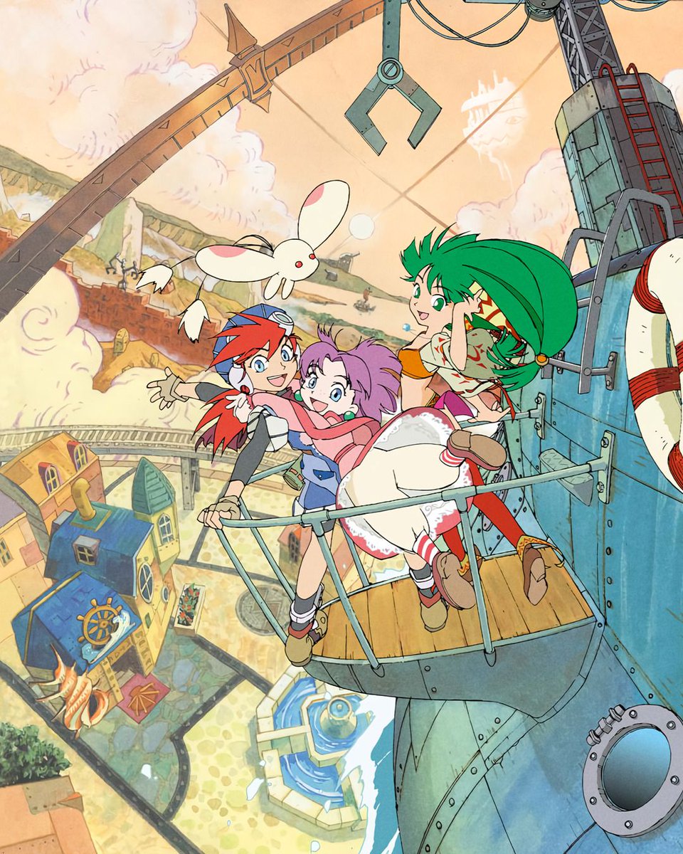 rpgfancom's tweet photo. Don't mind me, I'm just throwing some Grandia artwork into the universe. 😌🗺️ https://t.co/w5EtjMxp4P