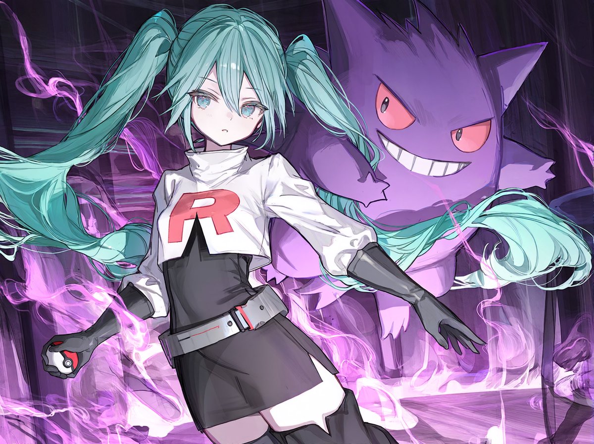popo_Art_Miku's tweet photo. ロケットだんの　ミクが
しょうぶを　しかけてきた！ https://t.co/bkpegXP76X
