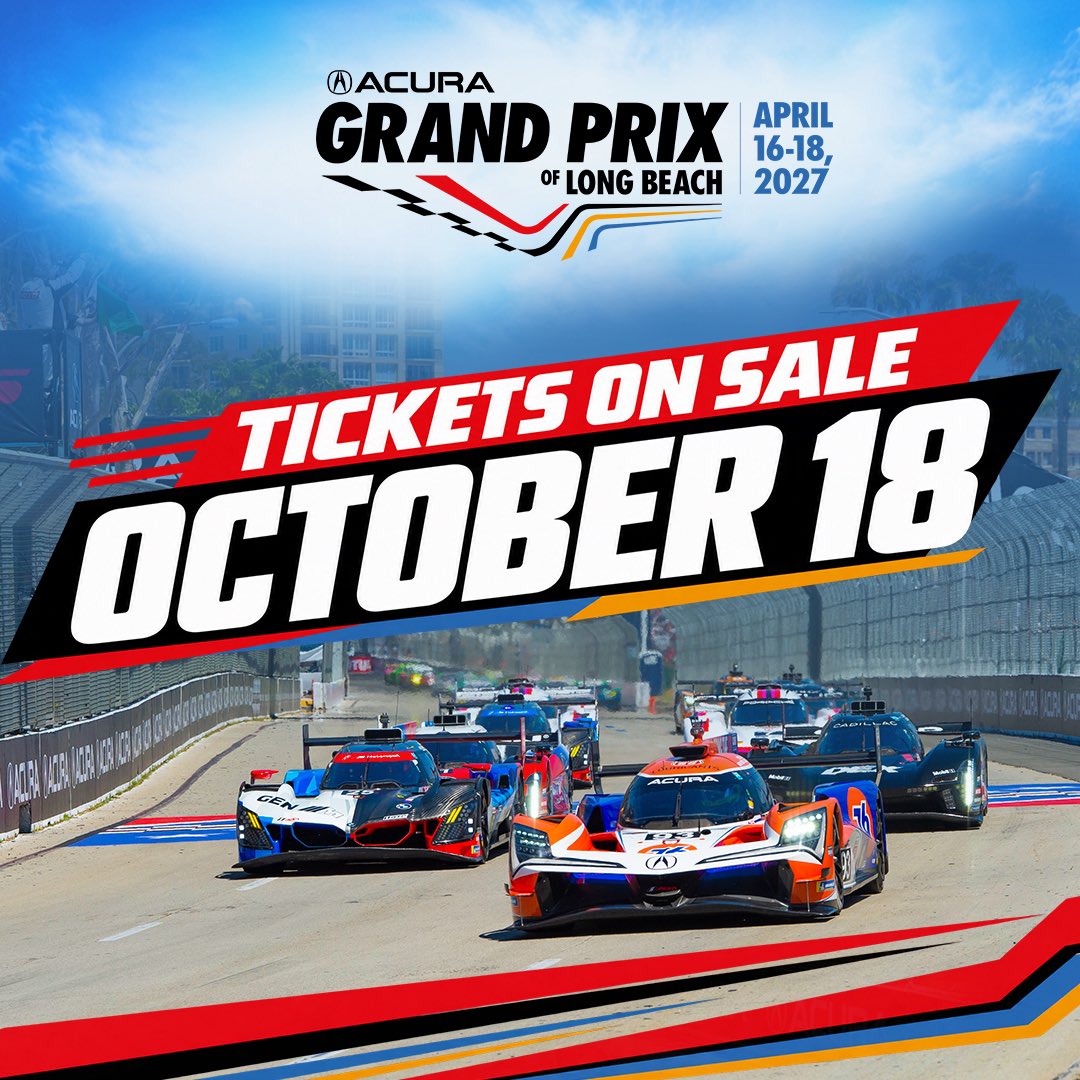 GPLongBeach's tweet photo. T-minus five days and counting until tickets go on sale! Experience Full Throttle Fun next April 16-18! https://t.co/tOm8qUH7ym https://t.co/TRUchDkS7Q