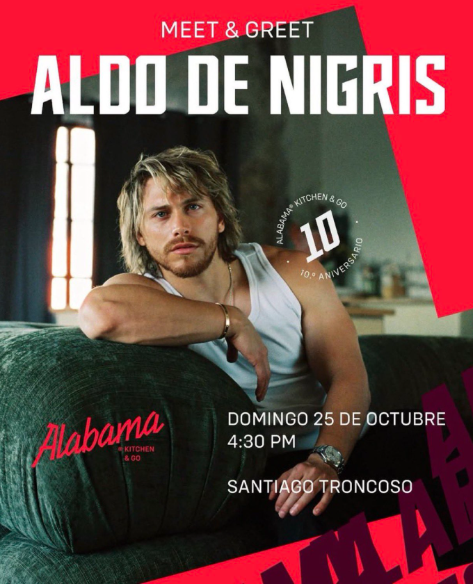 alditoleal7's tweet photo. Aldo tendrá un Meet &amp; Greet en Alabama Kitchen

#AldoTDeNigris https://t.co/ONuUQ40iHs