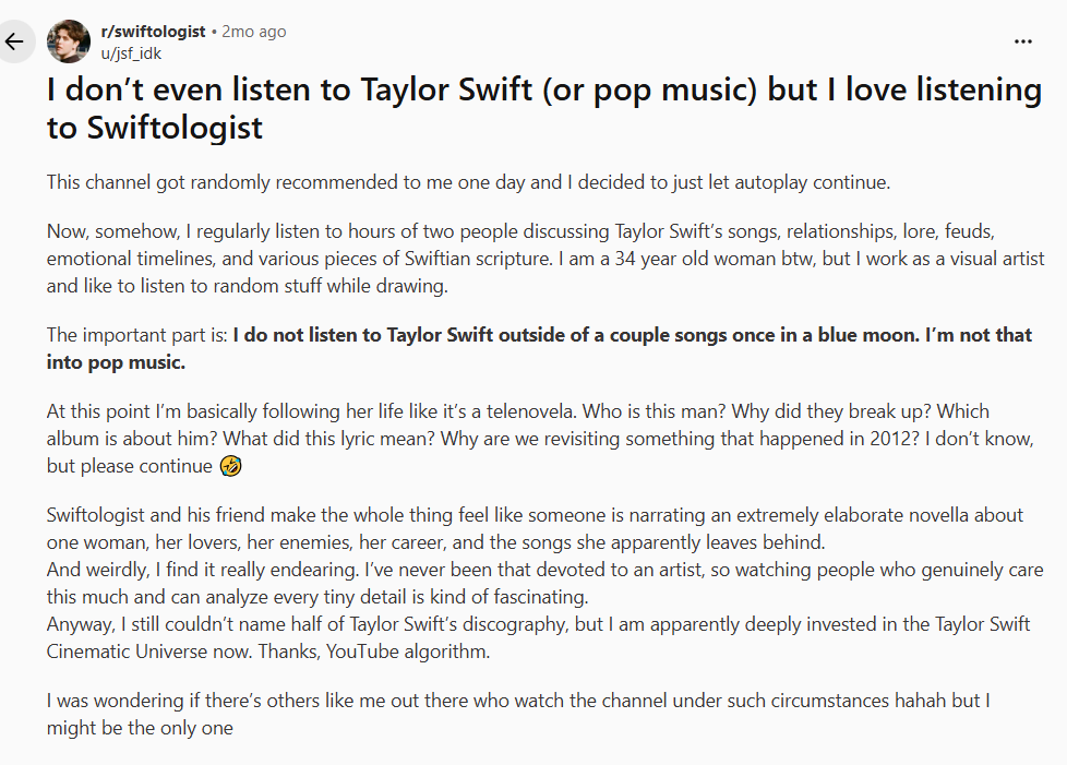 taylor131325723's tweet photo. he has a fan subreddit now😮 https://t.co/wxnXCWezcE