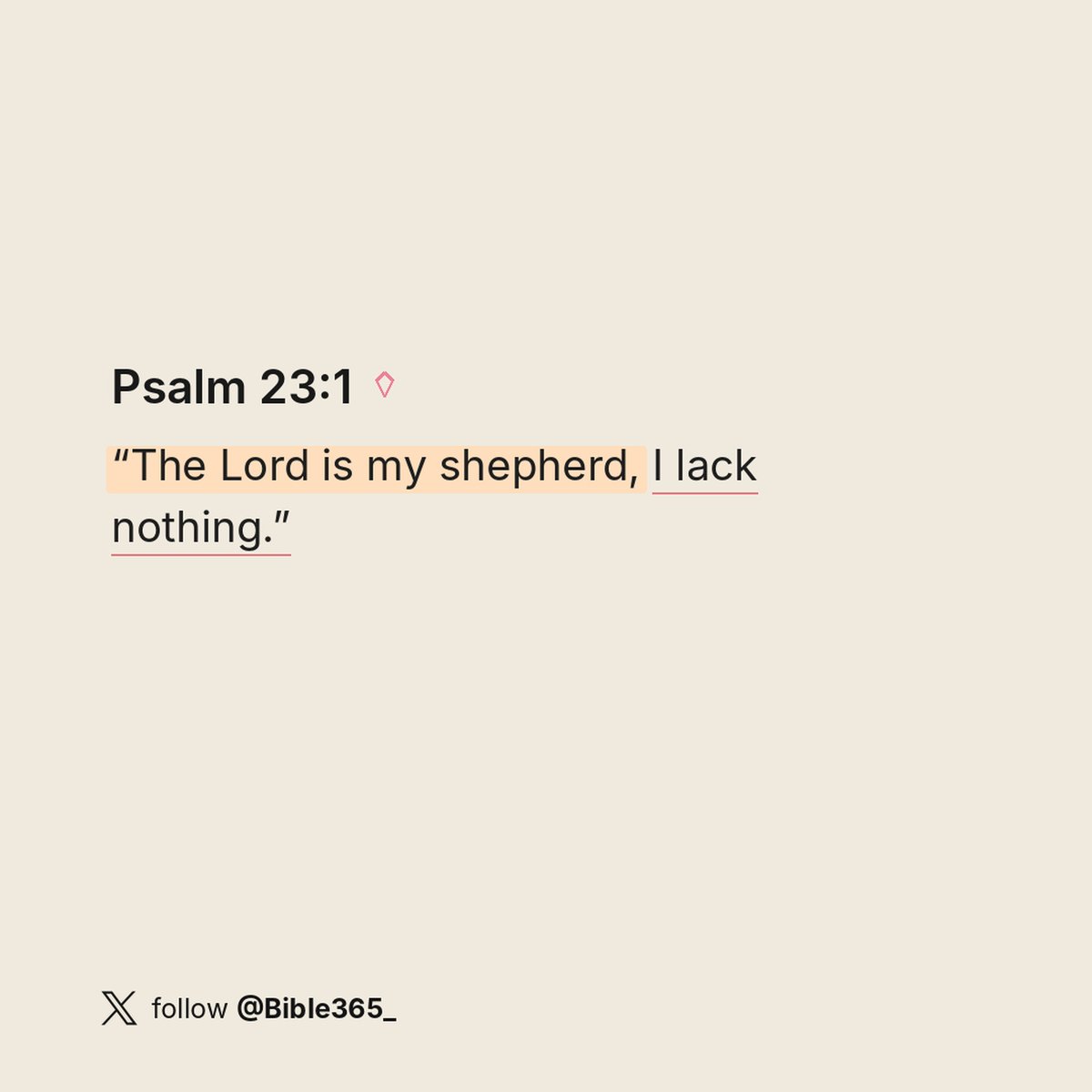 Bible365_'s tweet photo. You lack nothing. https://t.co/ZQQfyitEka