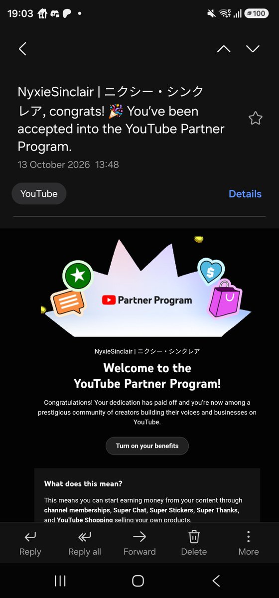 NyxieSinclair's tweet photo. Thank you everyone for supporting my YouTube channel!!! 🩷 https://t.co/tMr9FpdqVb