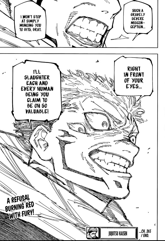 ghostband26's tweet photo. Gege did such a good job and showing how pissed Sukuna was but I'm always reminded of this https://t.co/b9VlswfeG8