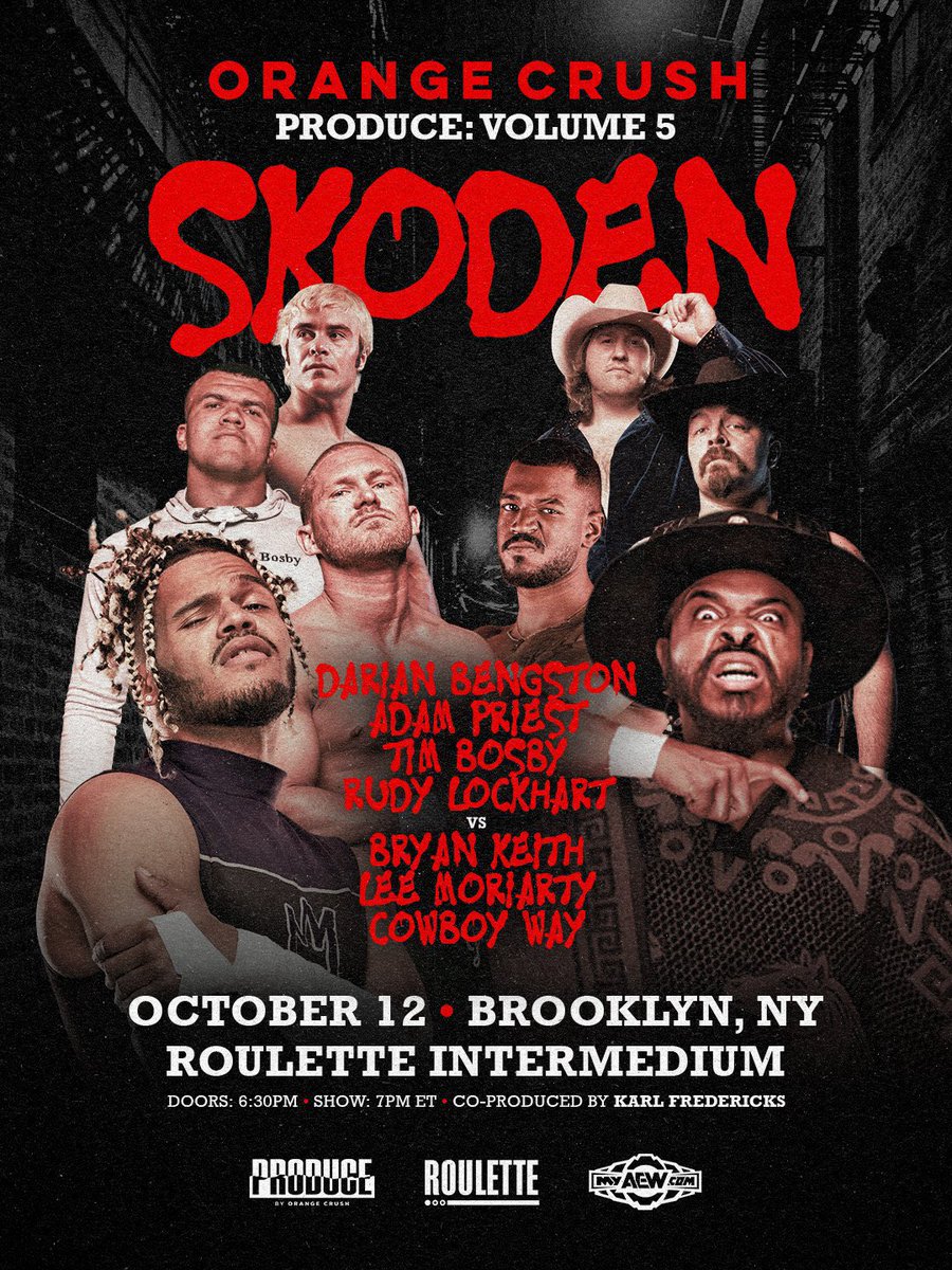 KingS1yer's tweet photo. Adam Priest, Darian Bengston, Rudy Lockhart & Tim Bosby vs. Cowboy Way, Bryan Keith & Lee Moriarty (PRODUCE - Volume 5: Skoden)
كلنا ندري ان النزال بيروح لـ فوضى ولكن كان الاهم كيف يتم بناء تلك الفوضى في بدايات النزال والثنائيات ؟، وتمت بشكل جميل، نزال ممتع ❤️
4.00 ⭐️ https://t.co/sqpPFavVmb