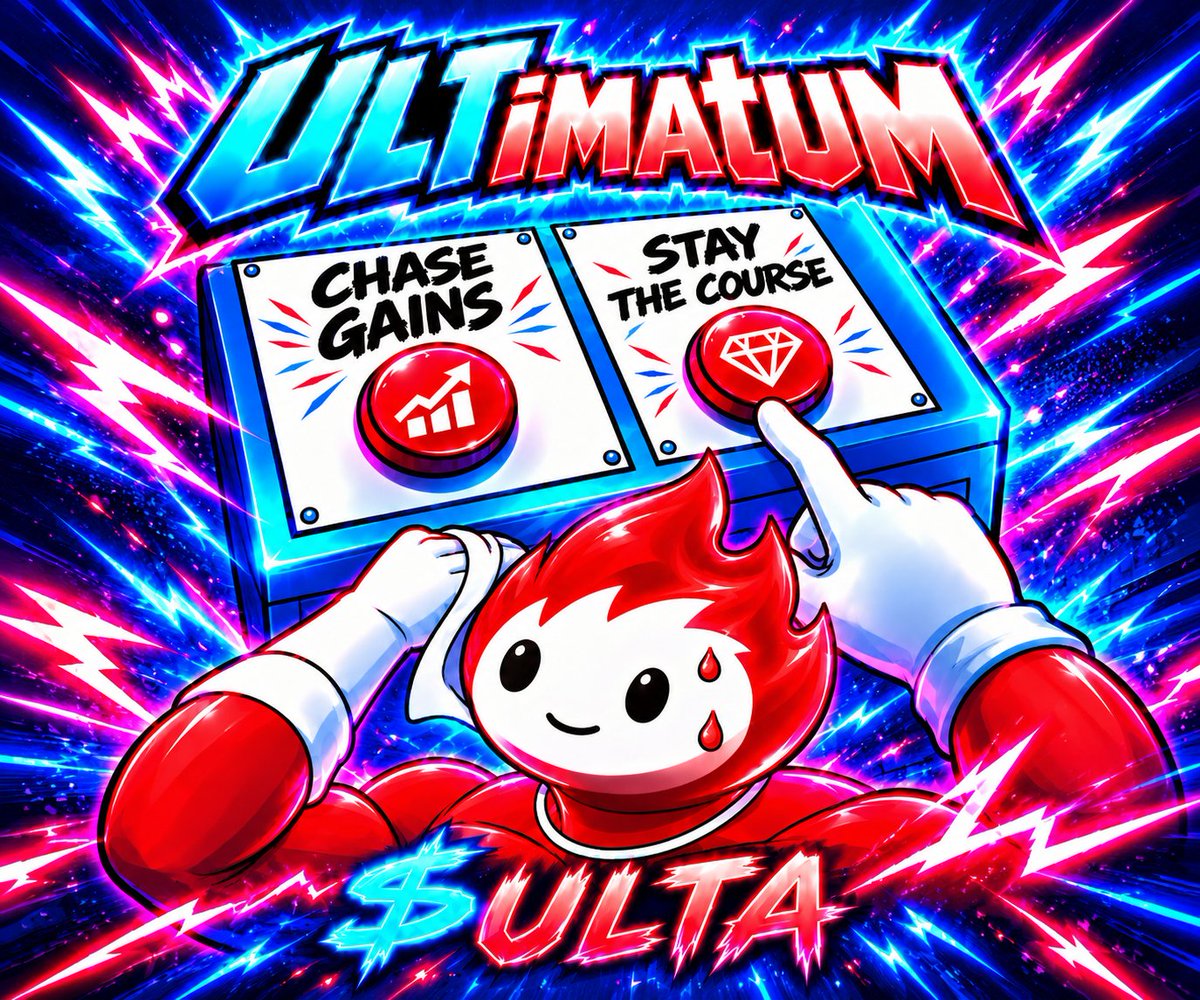 Ultimatum212's tweet photo. Blood in the streets on CRONOS today. Friendly reminder to the #ULTIMATUM family, we're not going anywhere. Stay safe and stay convicted. Traders gonna trade but if your not one HODL it tight. $ULTA doesn't wanna see you get wrecked chasing the cabals temporary hype train! https://t.co/WyPYpdkeq6