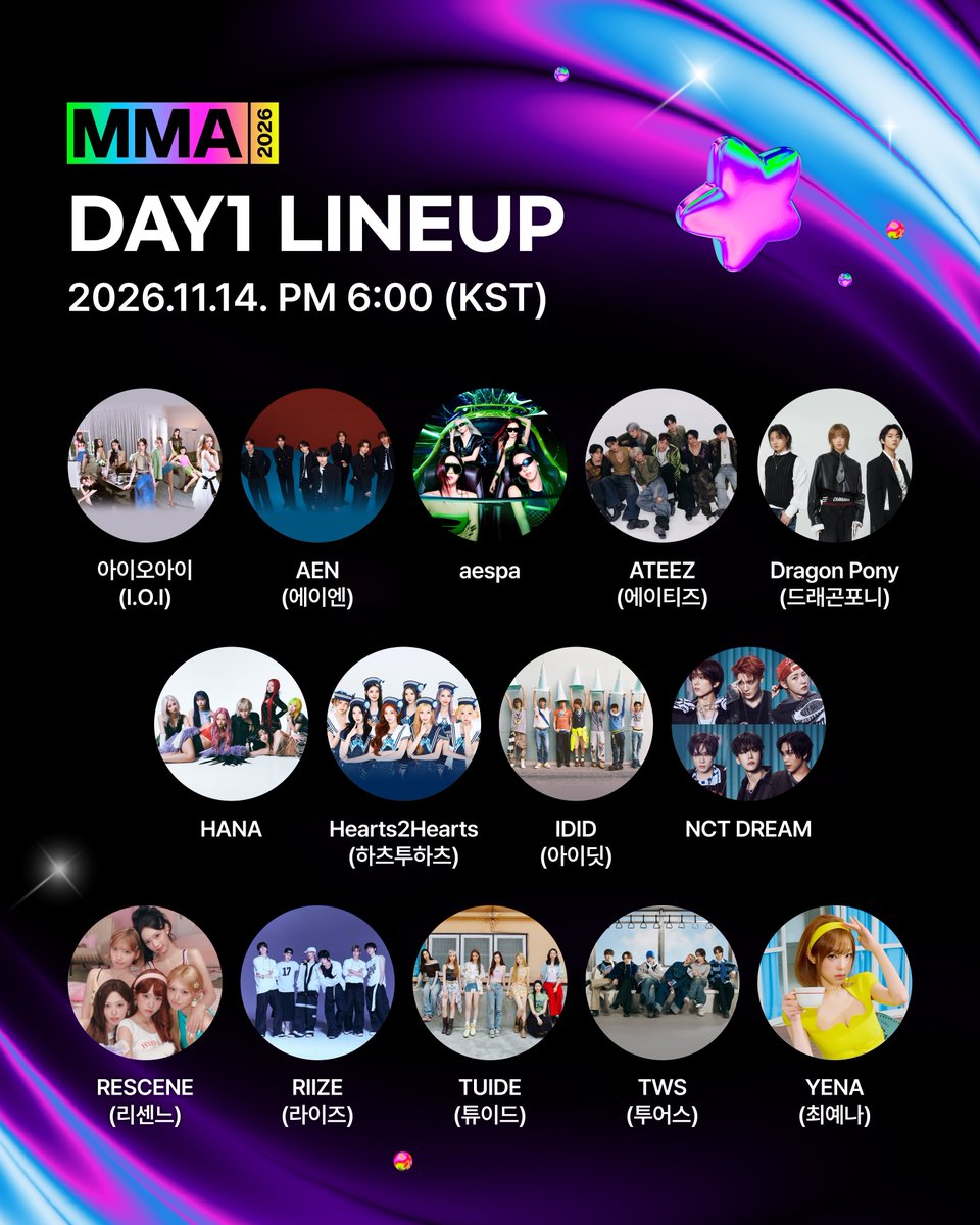 NCTDREAMCENTER's tweet photo. #NCTDREAM MMA 2026 - DAY 1
📅 261114 (SAT), 6pm KST
📍 Gocheok Sky Dome https://t.co/ahNXKay2GQ
