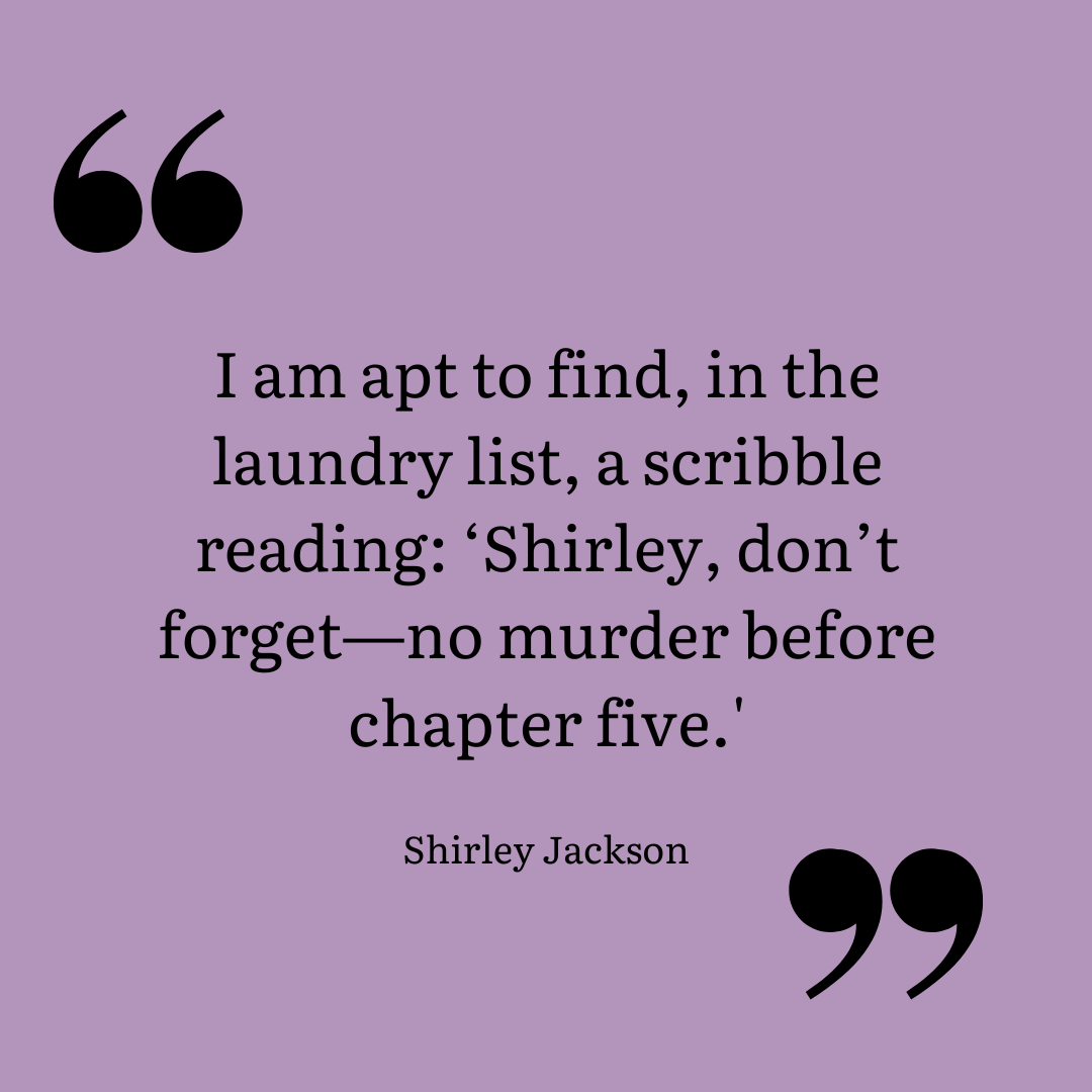 GoodReading's tweet photo. Quote of the day!

#GoodReadingMagazine #GoodReading #Books #BookQuotes #ILoveReading #ShirleyJackson https://t.co/N0DUd6qH1M